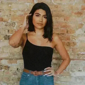 Black Ribbed One-Shoulder Bodysuit